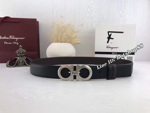 菲拉格慕專櫃款男士皮帶 Ferragamo雙面牛皮爆款腰帶  jjp2225